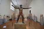 Zeus of Artemision (Classical); c. 460 BC; bronze; height: 209 cm; National Archaeological Museum (Athens, Greece)[39]