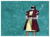 Abraham contempla las estrellas. Imagen por Jim Padgett, 1984