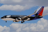 Southwest Airlines Orca livery promoting SeaWorld (2008)