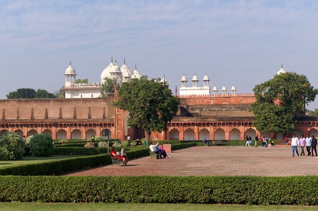 The Moti Masjid or the Pearl Mosque