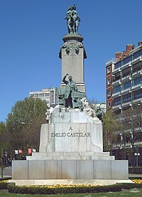 Monumento a Castelar en Madrid (Mariano Benlliure, 1908).