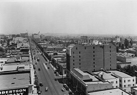 Christie Hotel on Hollywood Boulevard, 1928