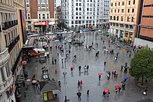 Vista en un día de lluvia