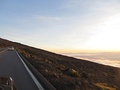 Driving to the summit of Haleakala at sunset.