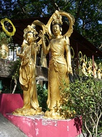 Statue of Shiyimian Guanyin in Ten Thousand Buddhas Monastery (萬佛寺) in Pai Tau Village, Sha Tin, Hong Kong