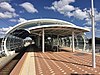 Currambine station platform and shelter