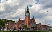 Gdynia Główna and Gdańsk Główny railway stations