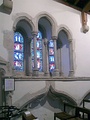 Three lancet window in the south aisle