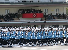 Military parade during Republic Day celebrations in Ankara (2012)