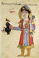 Mechanical Turkic servant. Amid, modern-day Diyarbakır, Turkey, 1206 (Ms. Ahmet III 3472).[20]