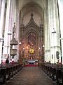 View of the altar