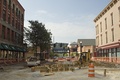 The failed 9th Street Plaza project of the 1970s is undergoing reconstruction.