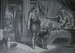 Esau Going for Venison (illustration from the 1890 Holman Bible)