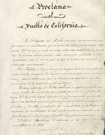 The Constitution of California was written in both English (left) and Spanish (right) by both American and Californio delegates.