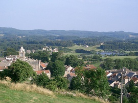 A general view of Saint-Agrève