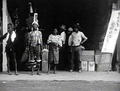 Sundry vendors near Osaka Bazar, Manila, Philippines (May 1934)