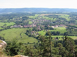 General view from Pierre d'Appel