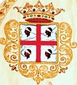 1607, coat of arms of the University of Cagliari