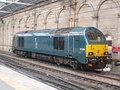 Caledonian Sleeper livery (67004, Edinburgh Waverley 2015)