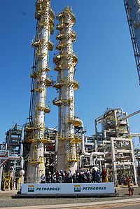 REPLAN, the largest oil refinery in Brazil, in Paulínia