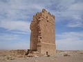 Qasr al-Hayr al-Gharbi, a castle built by caliph Hisham ibn Abd al-Malik in 727, following Byzantine style.