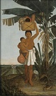 From top, left to right: capoeira, Tarsila do Amaral, Machado de Assis, Brazilian national team, Caipirinha, Pão de queijo, Church of São Francisco de Assis, a Tupi woman, Niterói Contemporary Art Museum, Ouro Preto.