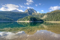 The Black Lake in Durmitor National Park, a World Heritage Site