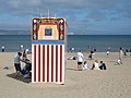 Punch and Judy on Weymouth Beach.