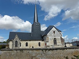 The church in Écly