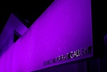 To mark the start of the platinum jubilee year, buildings across Australia were lit in royal purple. Left to right: the High Court of Australia, the John Gorton Building, the National Library of Australia, the National Portrait Gallery, and the National Carillon.