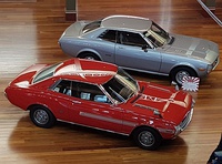 1971 Red GT Toyota Celica, a show winner at the Australian Motorclassica Concours d’elegance[19]