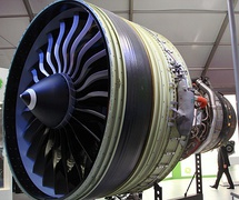 GE90 powering the Boeing 777, the most powerful aircraft engine