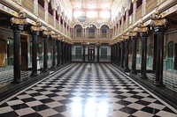 Inside of a typical Chettinadu house