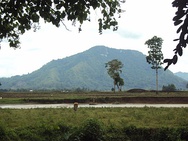 Mt. Capistrano viewed from Barangay Cabangahan