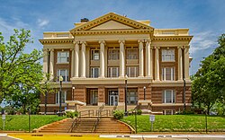 The Anderson County Courthouse in Palestine