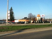 The Red Lobster in Kitchener, Ontario (2013). This is one of the Ponderosa remakes, as are most Red Lobsters in Canada