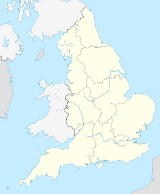 Map of England showing the locations of Cadena cafés.