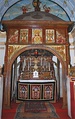 Church's Madhboho altar, close-up view