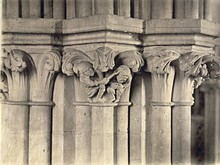 A chantry in the nave (photo Francis Bedford, 19th century)