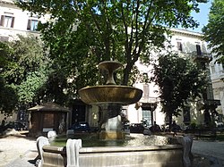 Fountain in Lorenzo Padulo Square