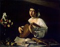 Caravaggio, The Lute Player, oil on canvas, 94 × 119 cm, Hermitage Museum, Saint Petersburg[10]