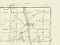 1872 Land plat of the Yankton Sioux Pipestone Reservation held by the National Park Service