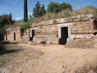 Tombs at Banditaccia necropolis