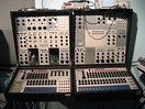 Early commercially available analog sequencers (bottom) on Buchla 100 (1964/1966)[20]