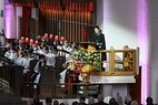 Prime Minister Jacinda Ardern speaking at the service of celebration at St Paul's Cathedral, Wellington