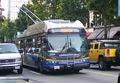 A regular-length low-floor trolleybus