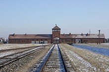 Entrance to Auschwitz-Birkenau