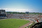 Estadio Centenario of Uruguay, Estadio Monumental of Buenos Aires and Estadio Nacional de Santiago were the venues for the three matches (first and second leg plus playoff, respectively) of the finals.