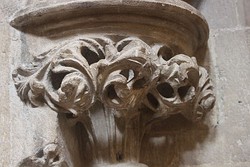 A chantry in the nave (photo Francis Bedford, 19th century)