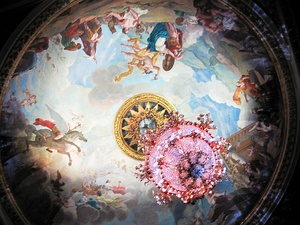 Ceiling fresco.